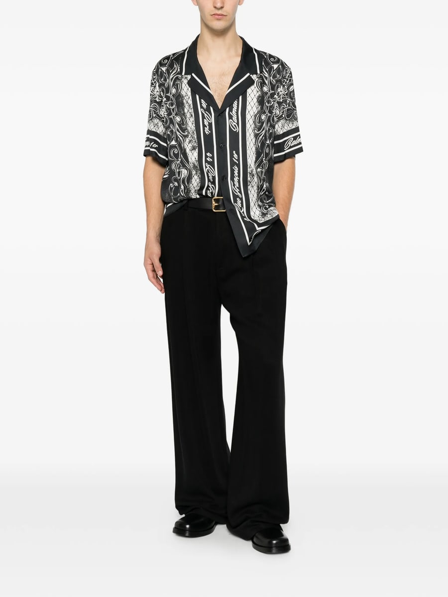 Balmain Balmain Baroque-print Shirt, view 5