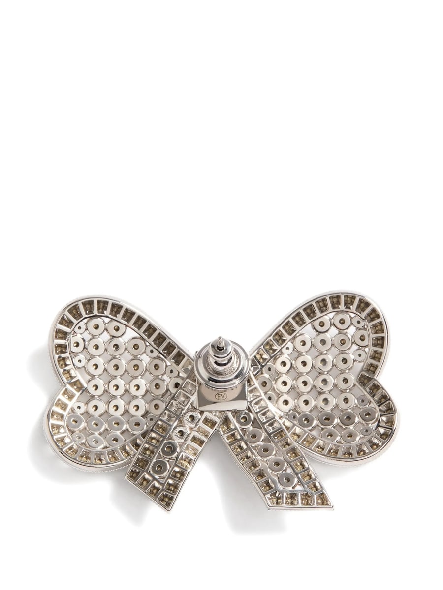 Valentino Garavani Valentino Garavani Trop Chou Metal And Swarovski® Crystals Earrings, view 2