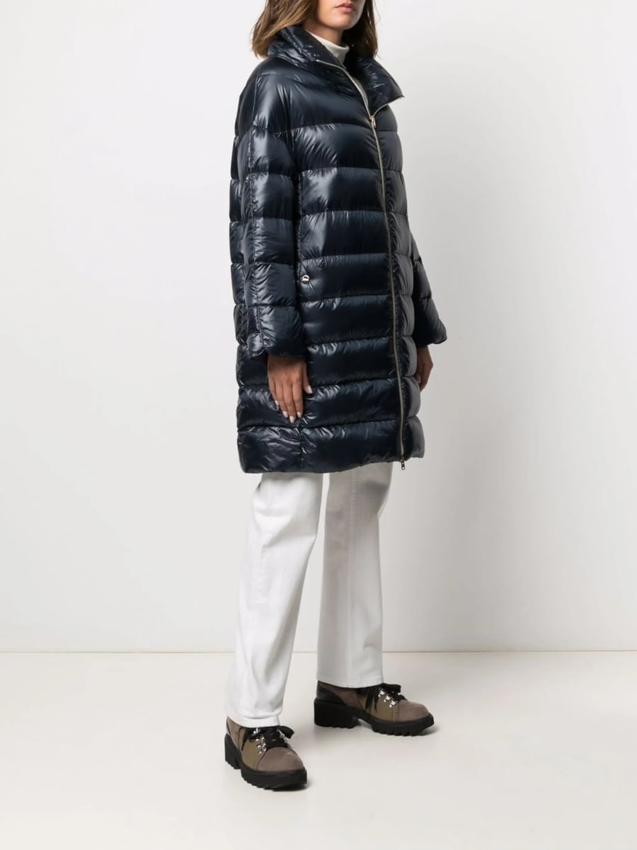 Herno Herno Down-feather Mid-length Coat, view 2