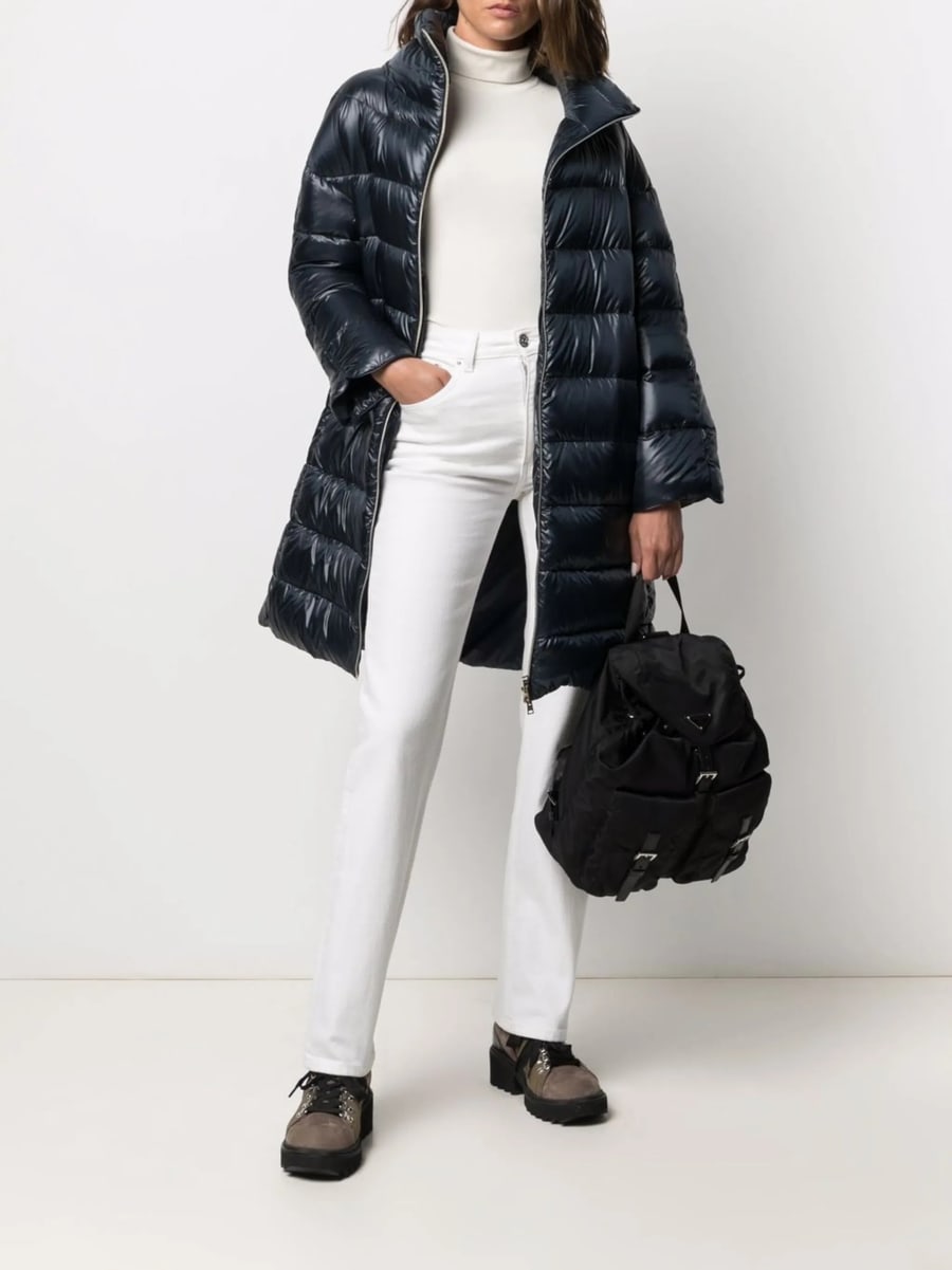 Herno Herno Down-feather Mid-length Coat, view 3