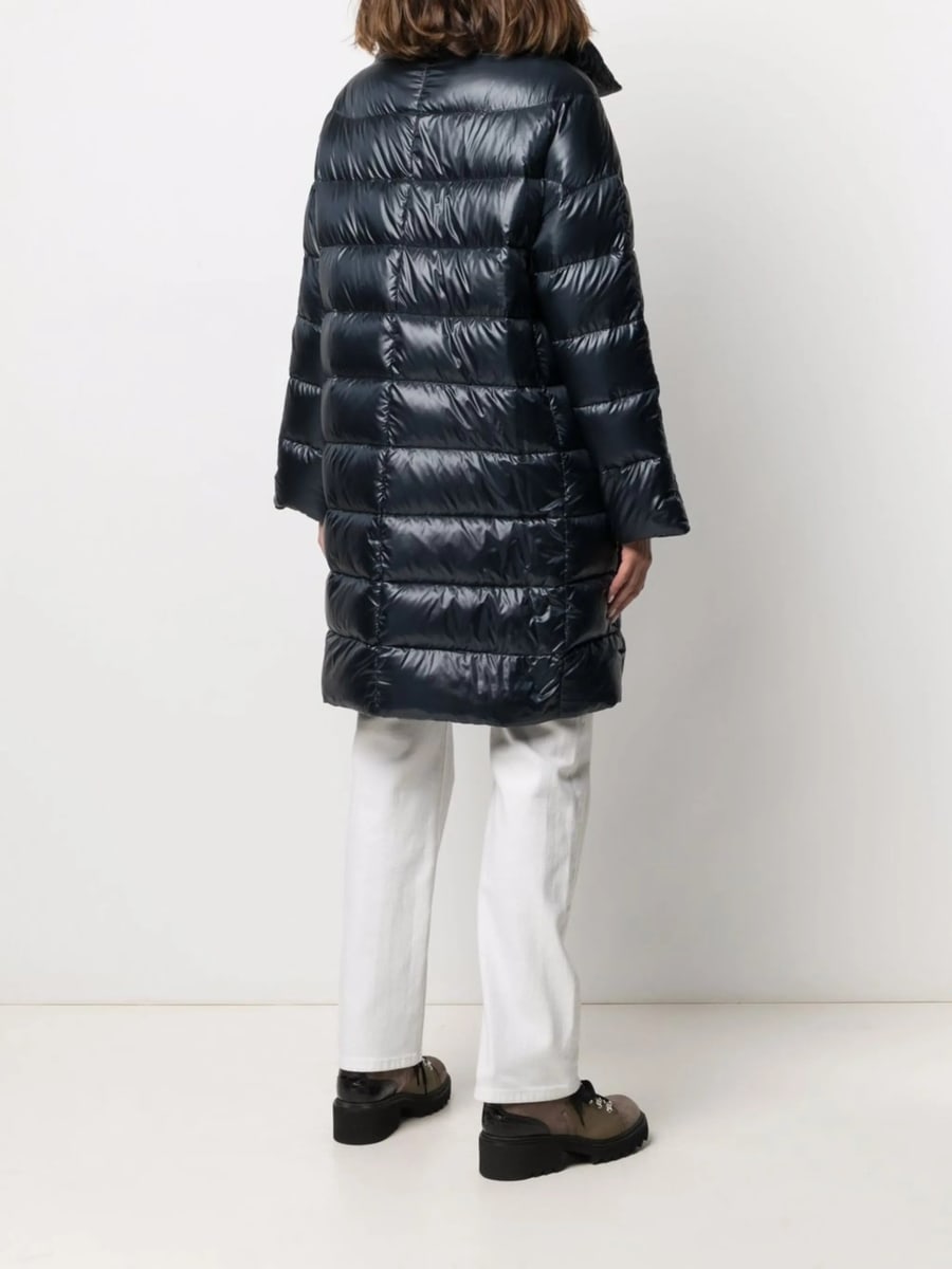 Herno Herno Down-feather Mid-length Coat, view 4