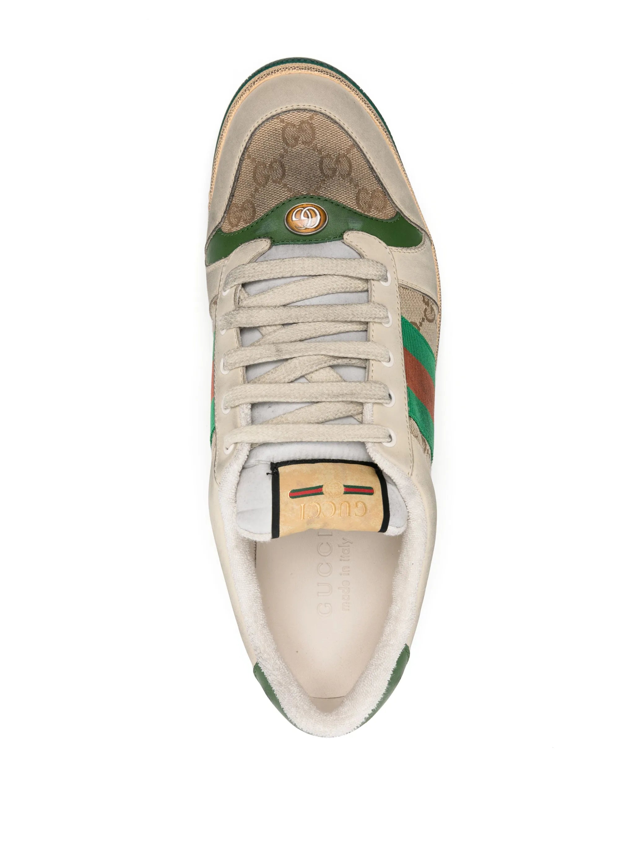 Gucci Gucci Screener Leather Sneakers, view 2