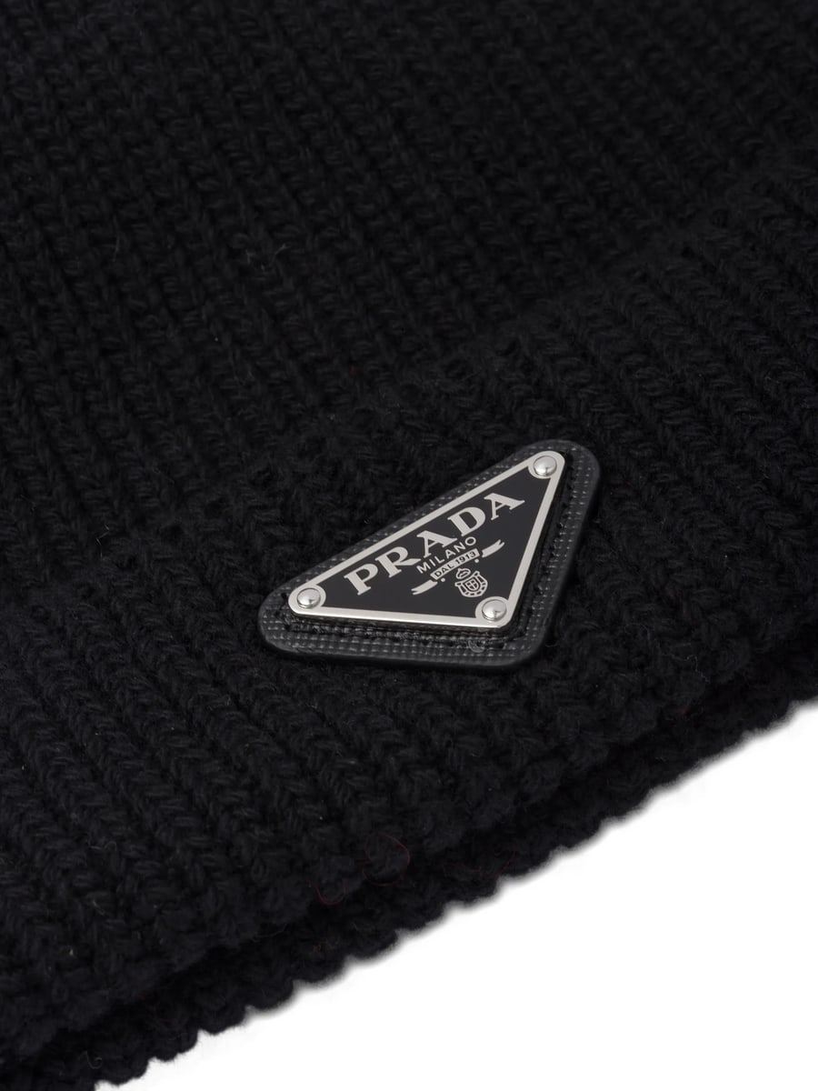 Prada Prada Wool And Cashmere Beanie, view 2