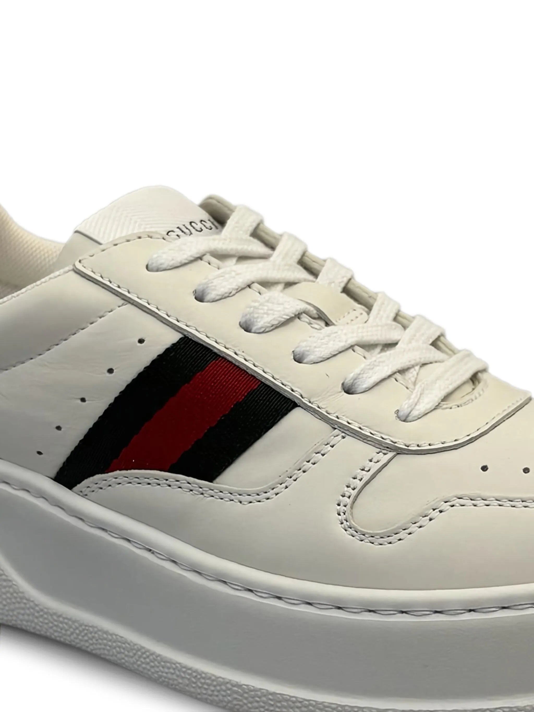 Gucci Gucci Web-detail Logo Sneakers, view 2