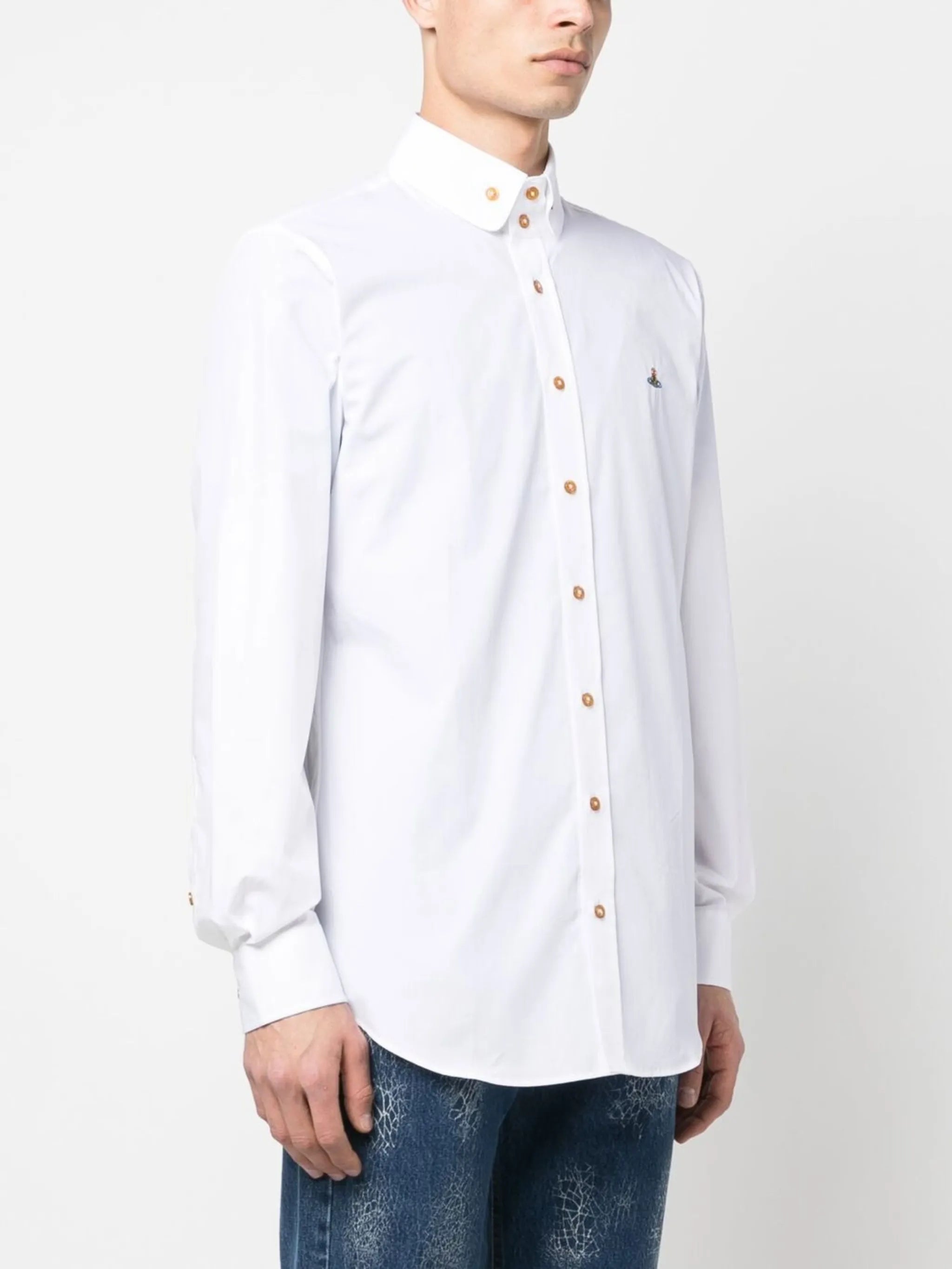 Vivienne Westwood Vivienne Westwood Krall Orb-embroidered Shirt, view 2
