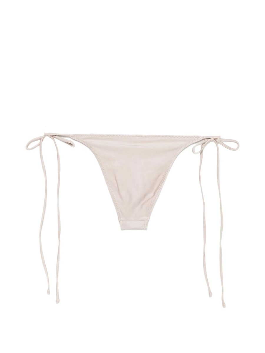 Frankies Bikinis Frankies Bikinis Mackenzie Crochet-trim Side-tie Bikini Bottoms, view 2