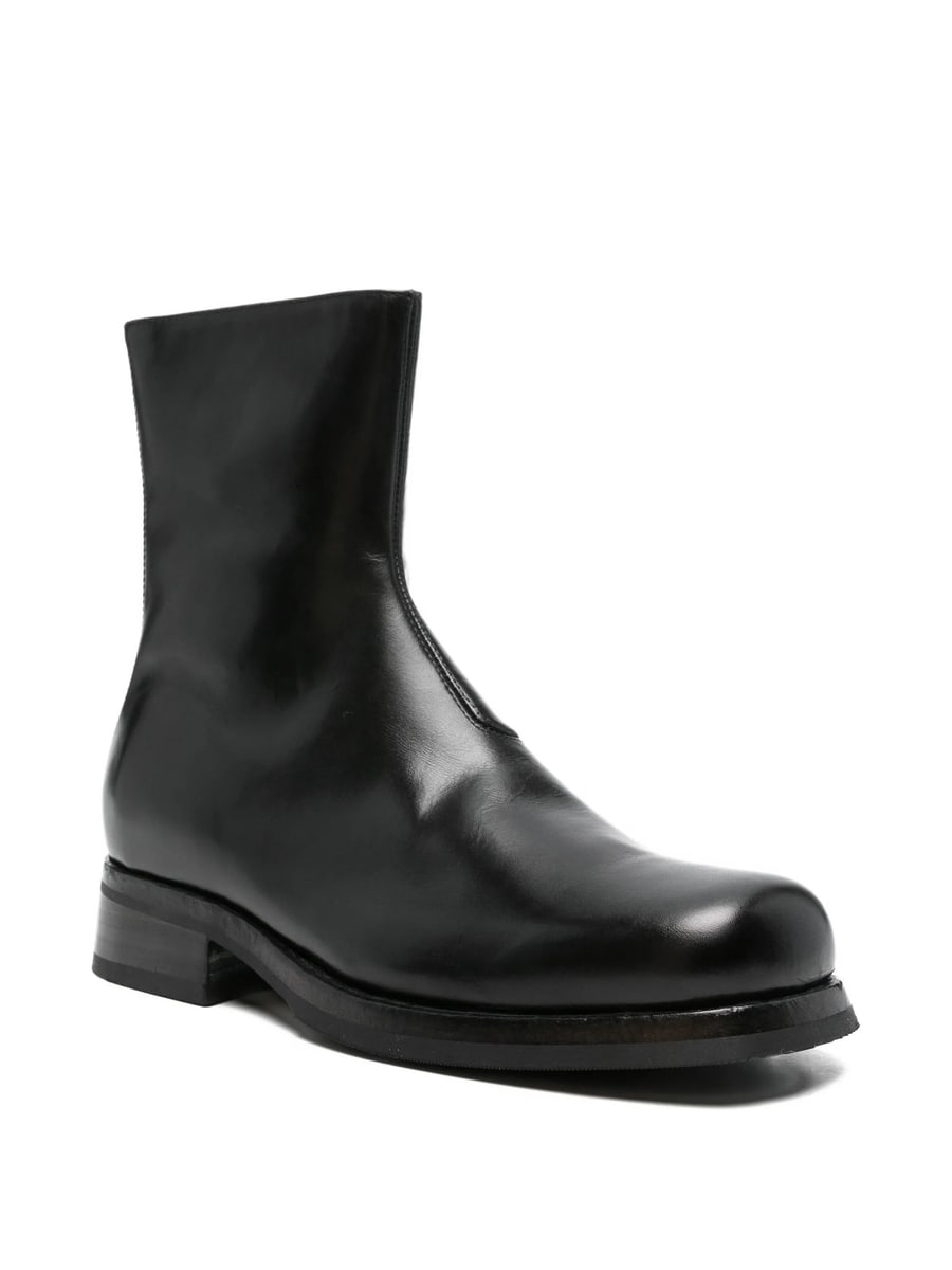 Eraldo Eraldo Side-zip Leather Boots, view 2