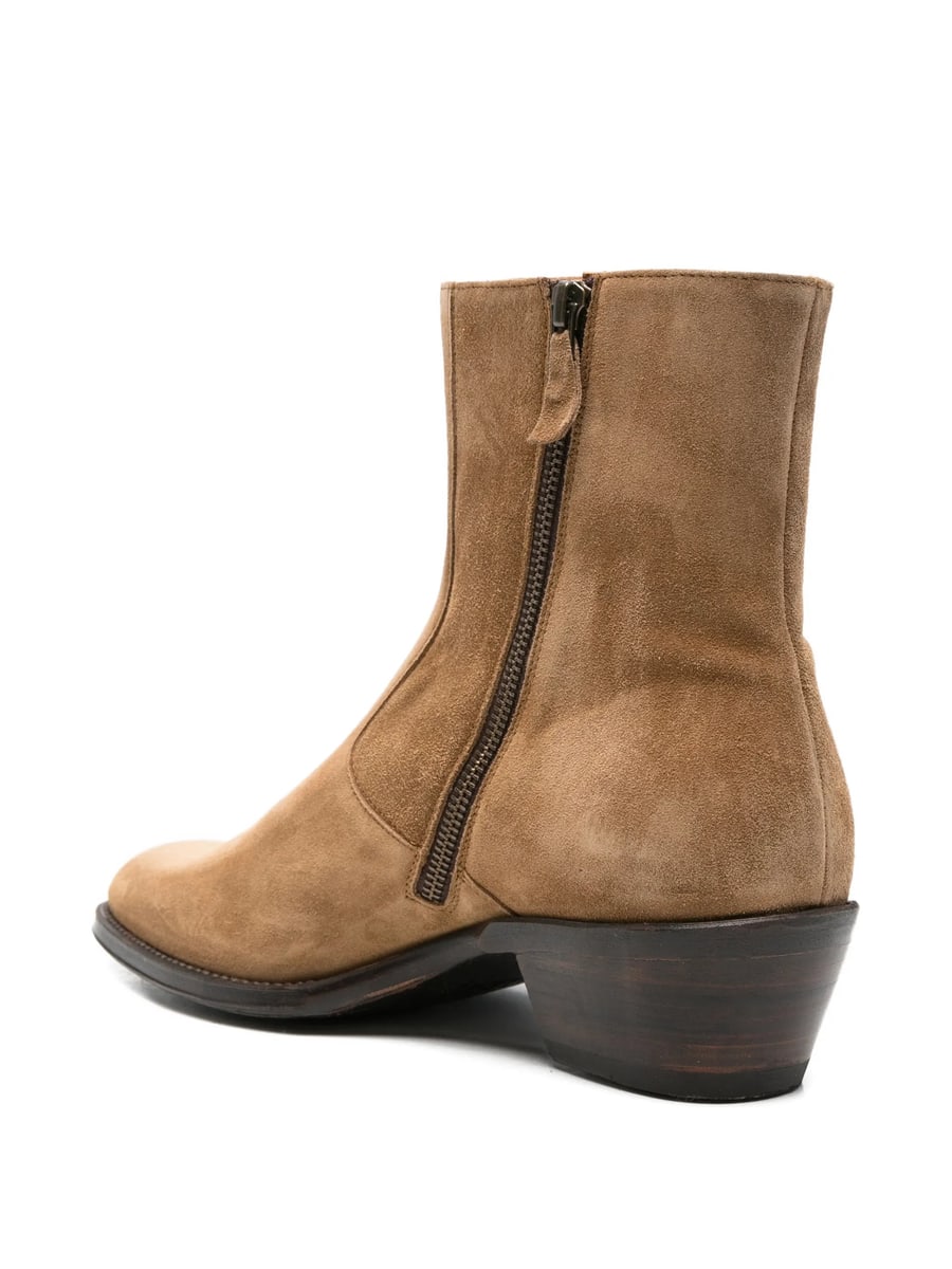 Eraldo Eraldo Suede Side-zip Cowboy Boots, view 4