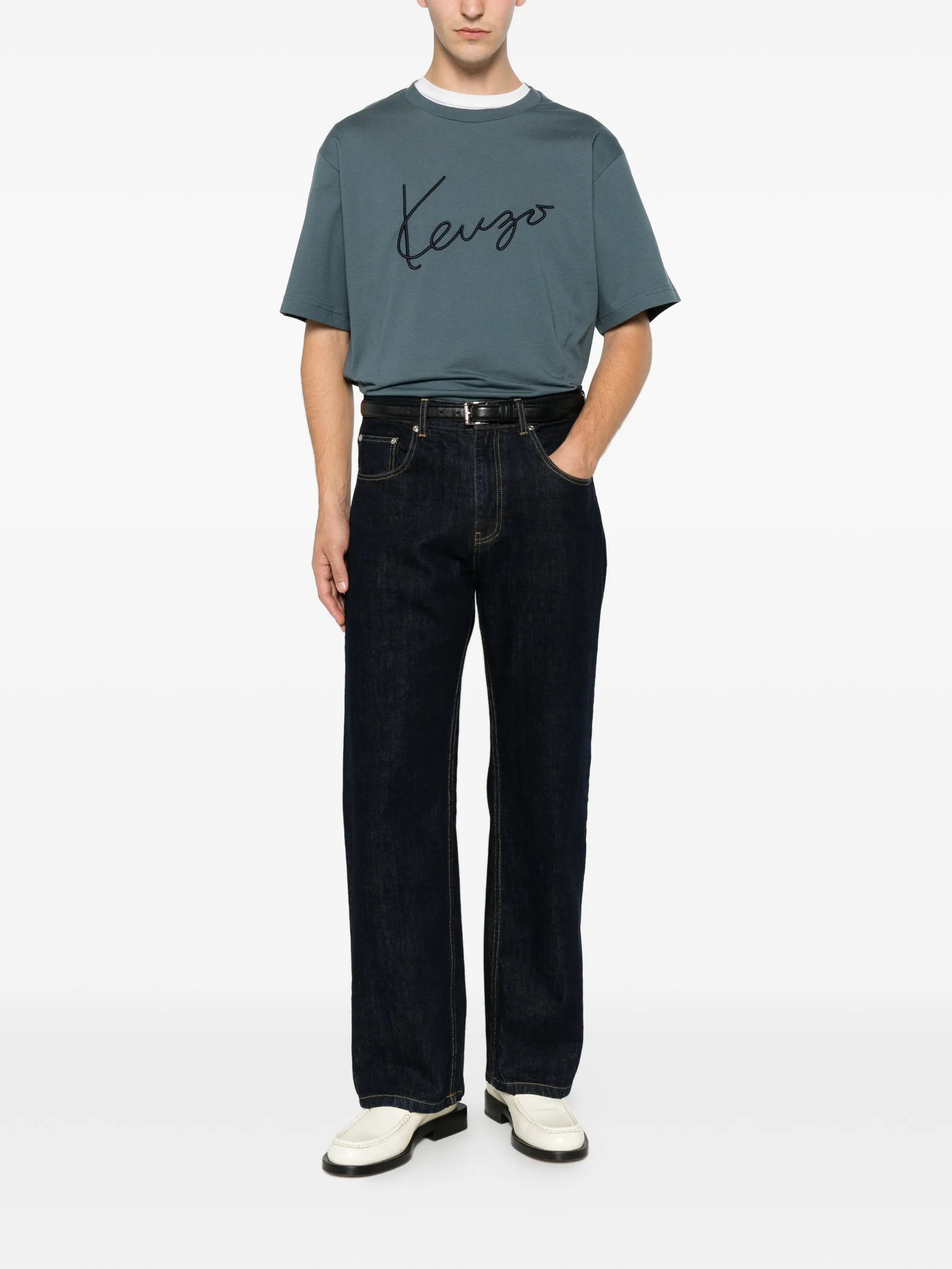 Kenzo Kenzo Logo-embroidered T-shirt