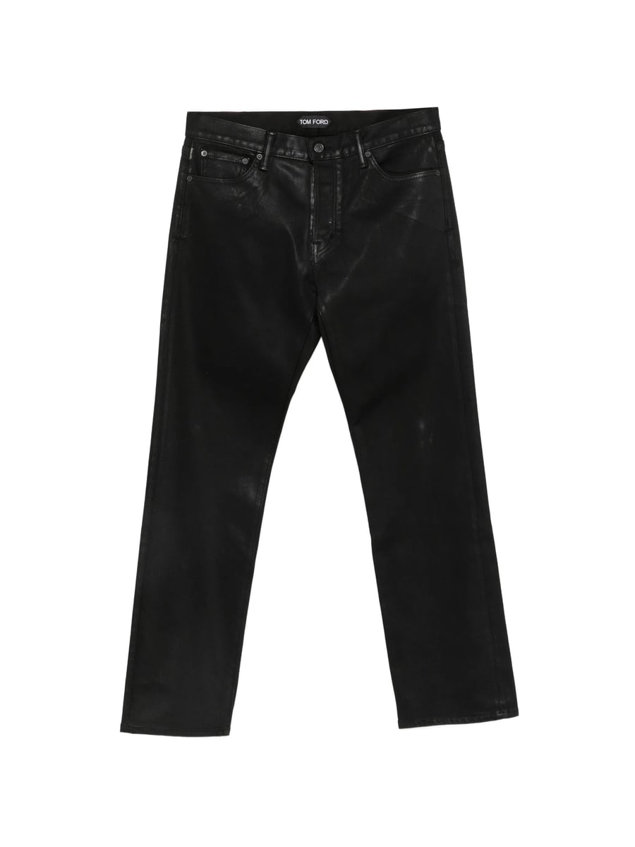 Tom Ford Tom Ford Coated Straight-leg Trousers
