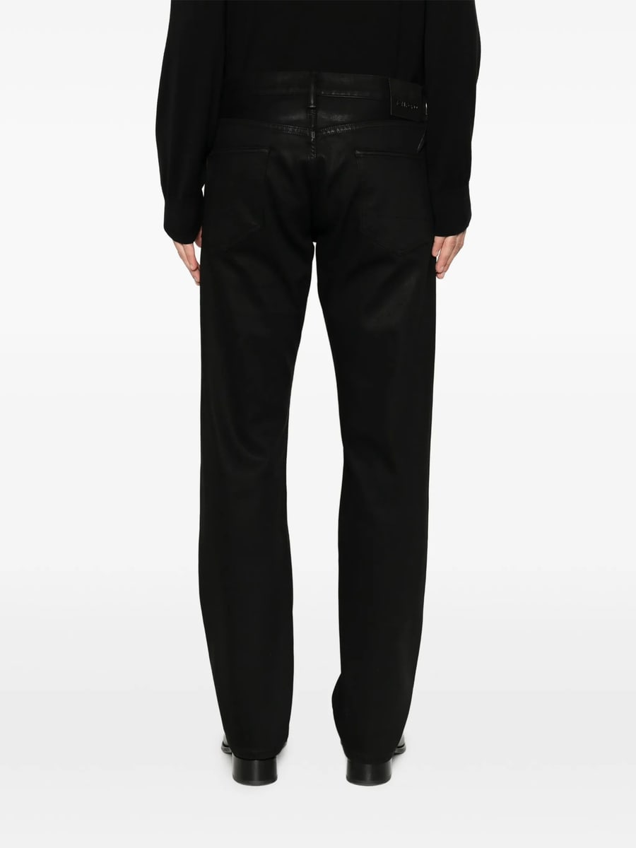 Tom Ford Tom Ford Coated Straight-leg Trousers, view 4