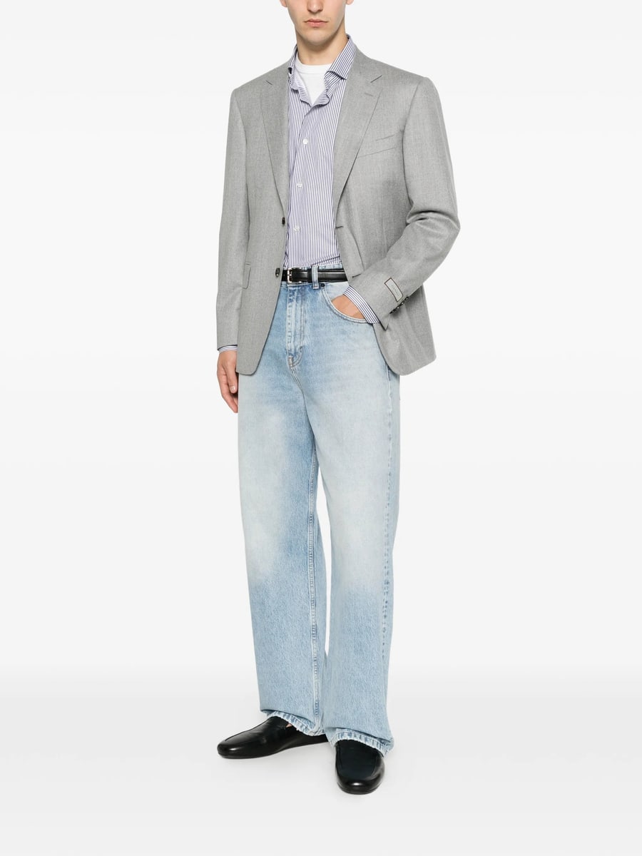 Canali Canali Notched-lapel Single-breasted Blazer, view 2