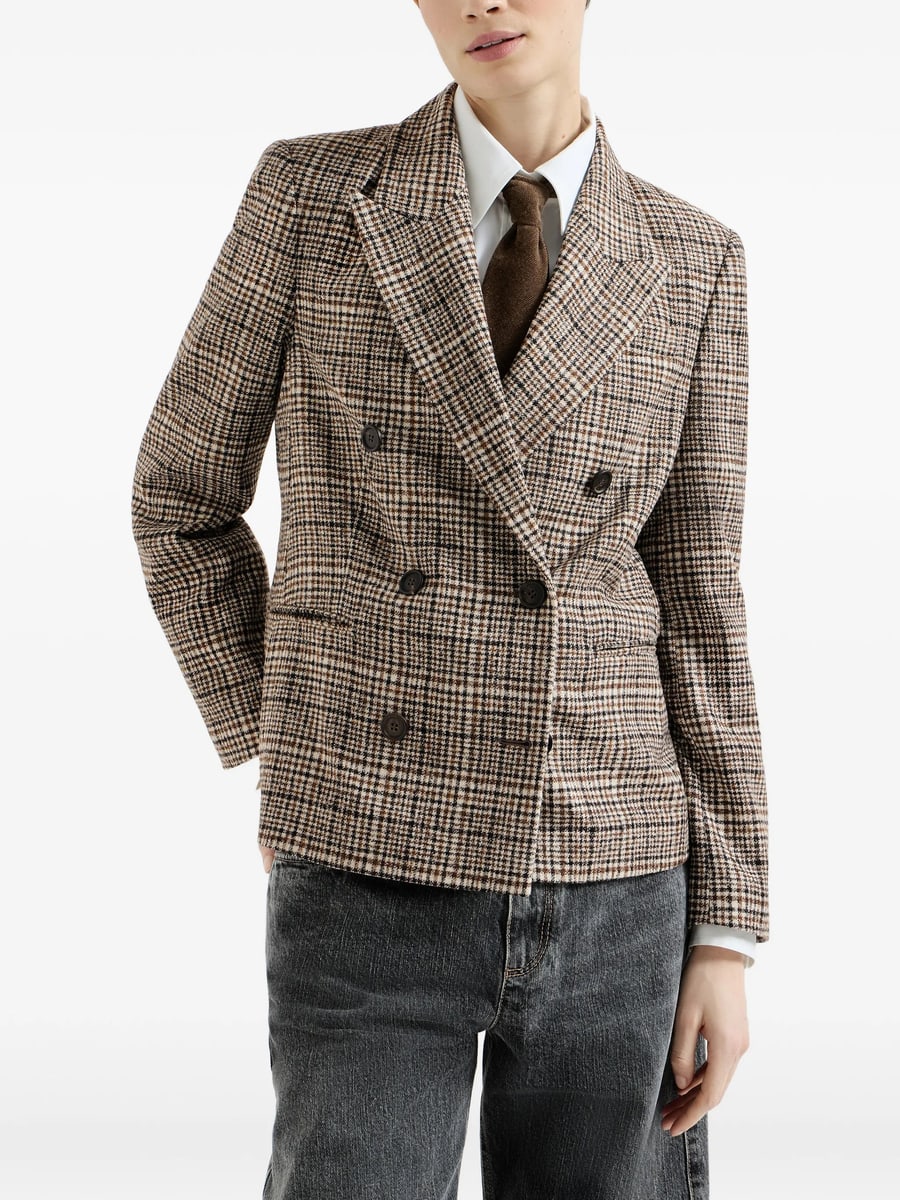 Brunello Cucinelli Brunello Cucinelli Prince Of Wales Blazer, view 4