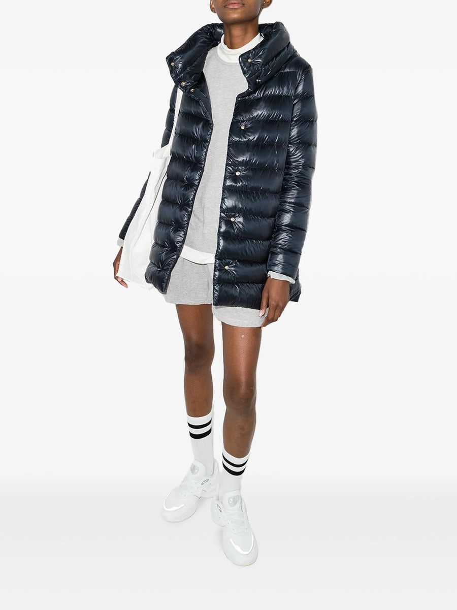 Herno Herno Amelia Quilted High-neck Jacket, view 2
