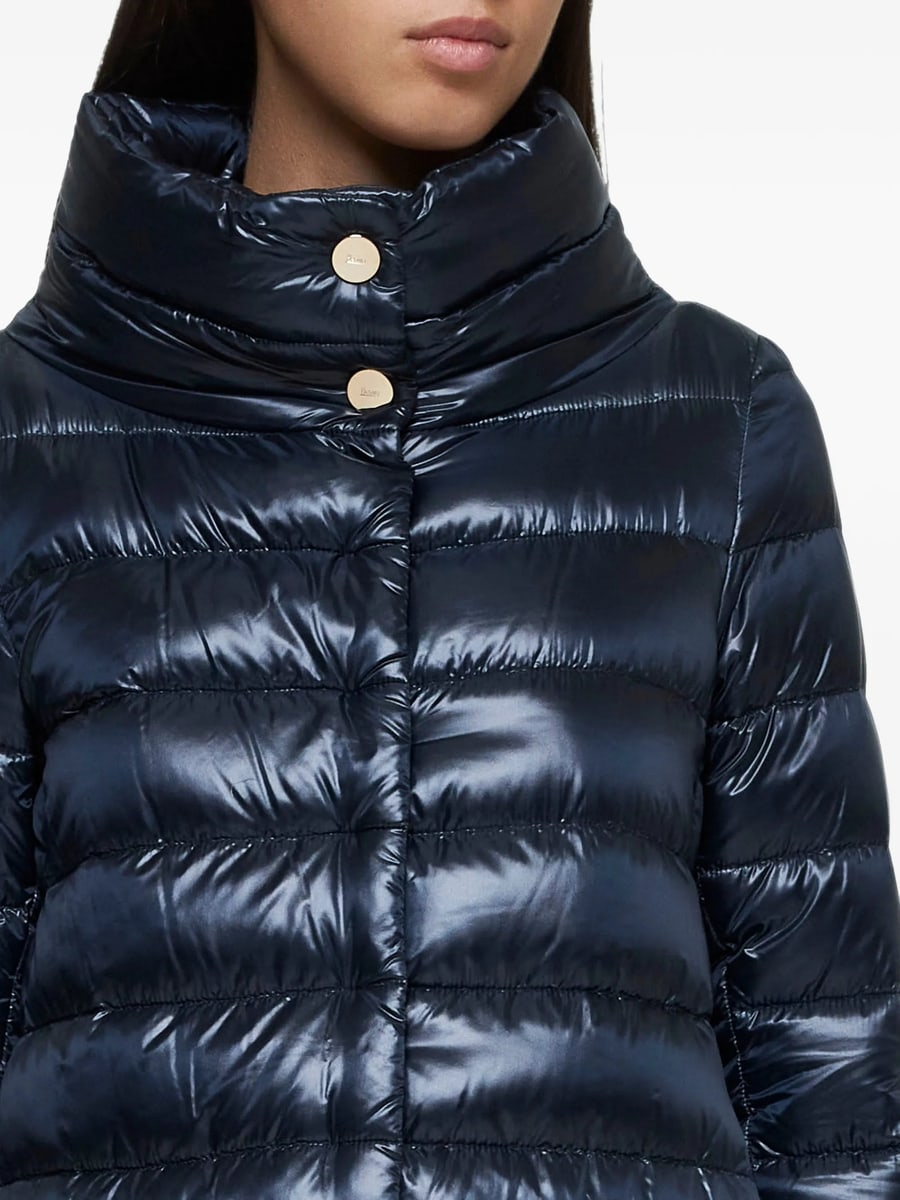 Herno Herno Amelia Quilted High-neck Jacket, view 4