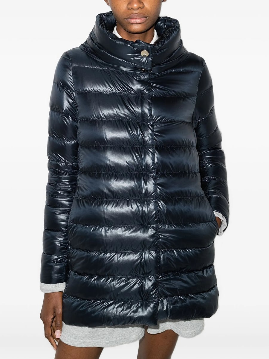 Herno Herno Amelia Quilted High-neck Jacket, view 5