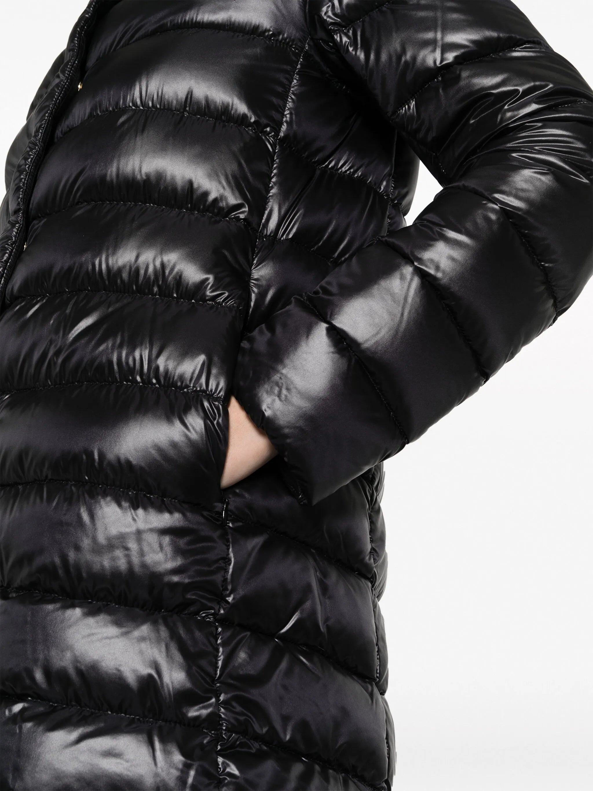 Herno Herno Amelia Quilted High-neck Down Jacket, view 2