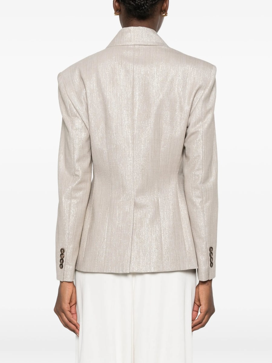 Brunello Cucinelli Brunello Cucinelli Double-breasted Blazer, view 4