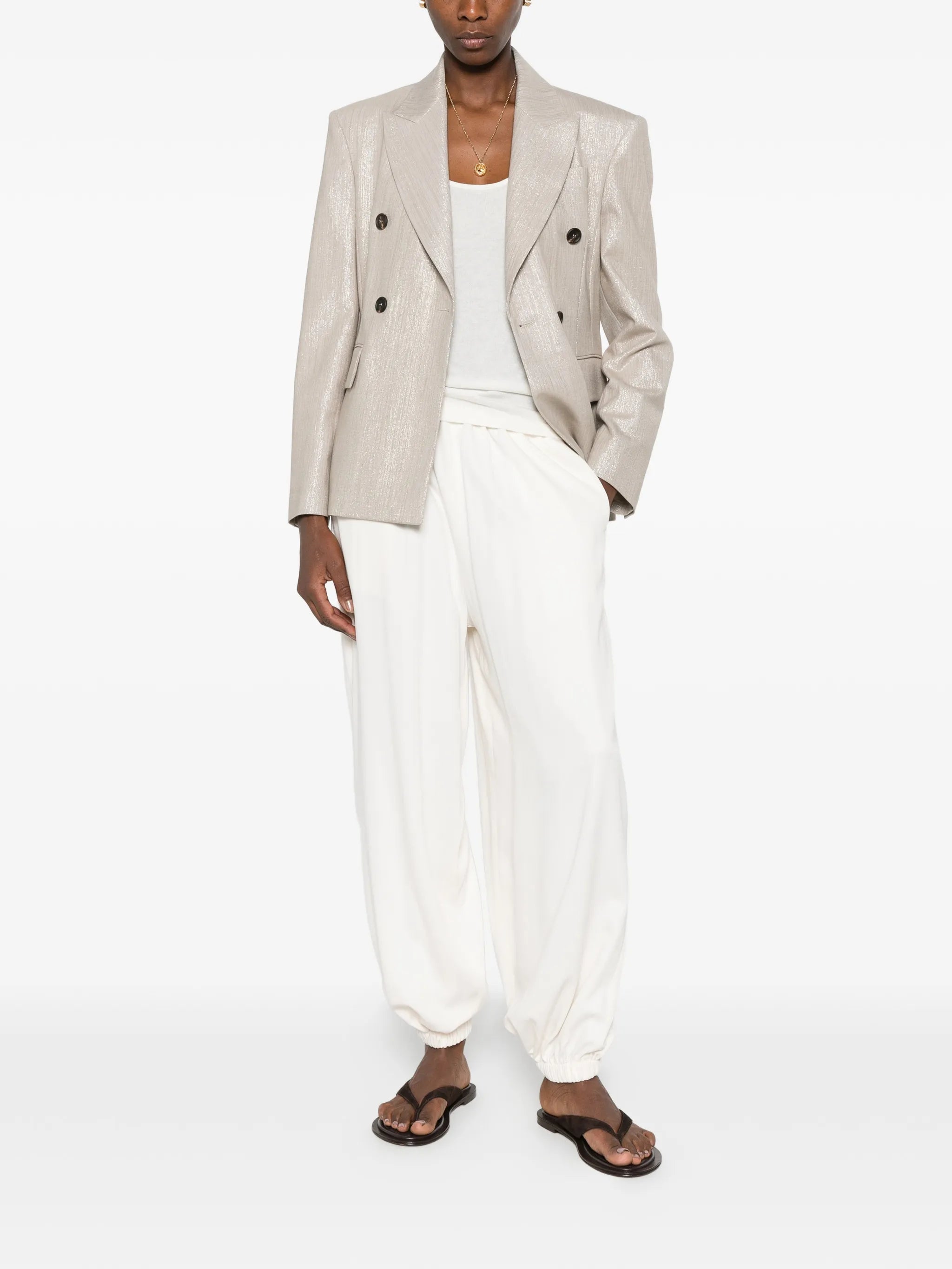 Brunello Cucinelli Brunello Cucinelli Double-breasted Blazer, view 2