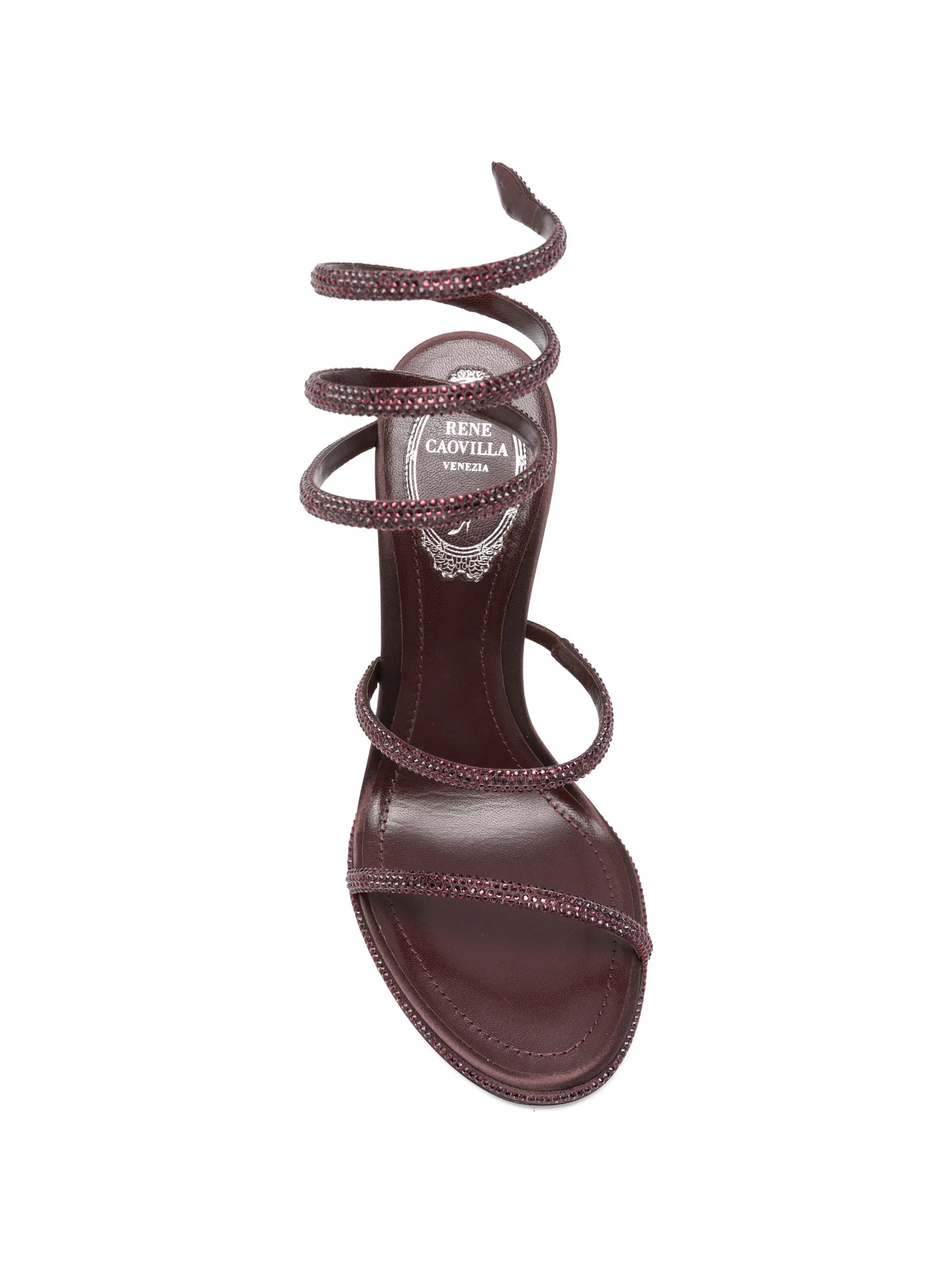 Caovilla Caovilla Cleo Crystal-embellished Sandals, view 2