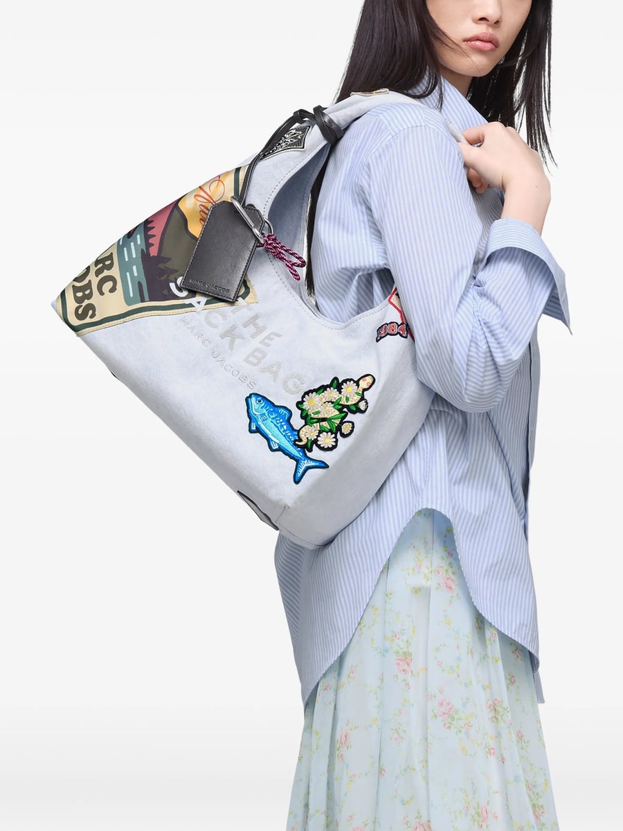 Marc Jacobs Marc Jacobs The Camp Patchwork Tote Bag, view 6