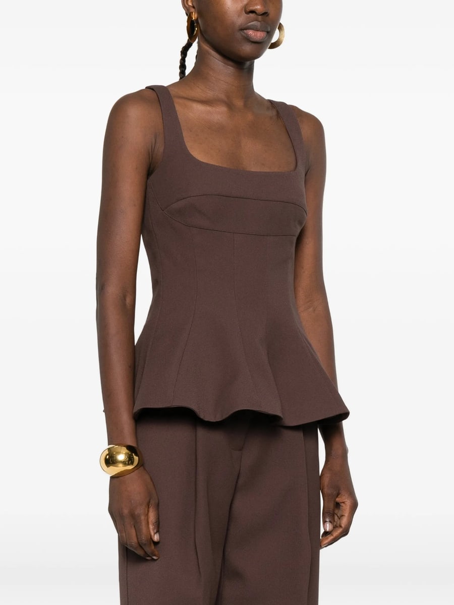 Stine Goya Stine Goya Square-neck Top, view 3
