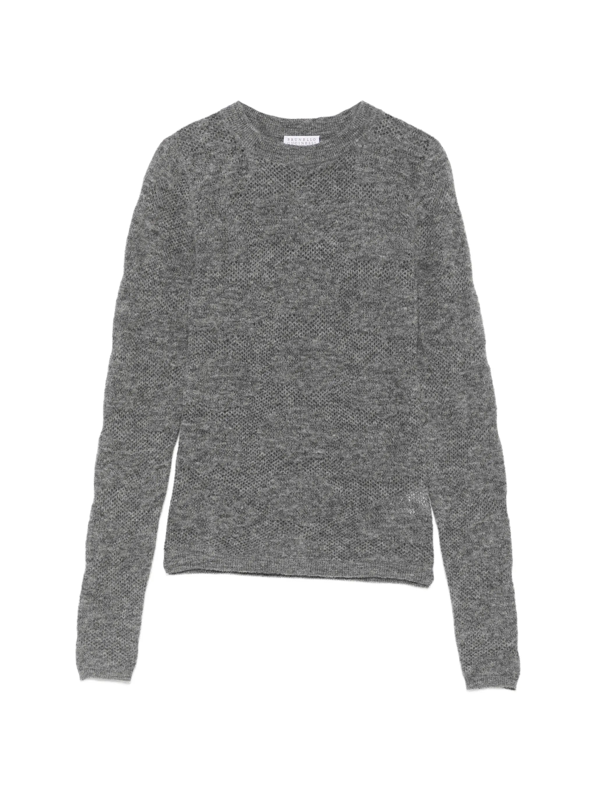Brunello Cucinelli Brunello Cucinelli Open-knit Long-sleeve Sweater