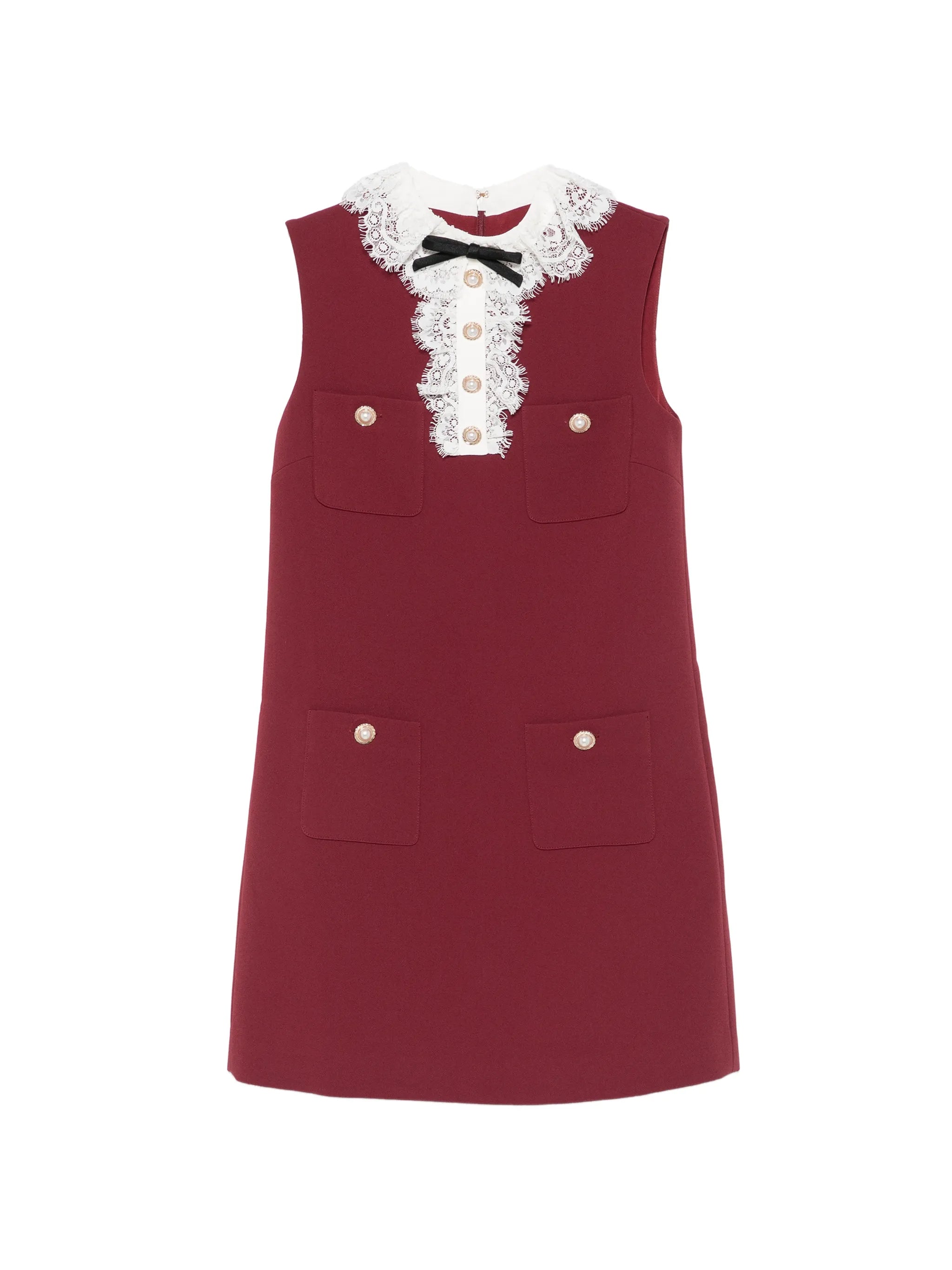 self-portrait Self-portrait Lace-trimmed Bow-detail Dress