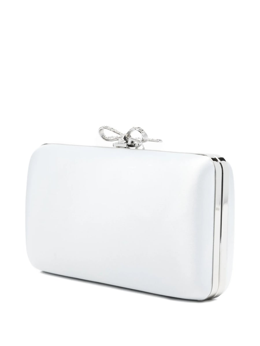 self-portrait Self-portrait Bow-detail Mini Clutch Bag, view 4