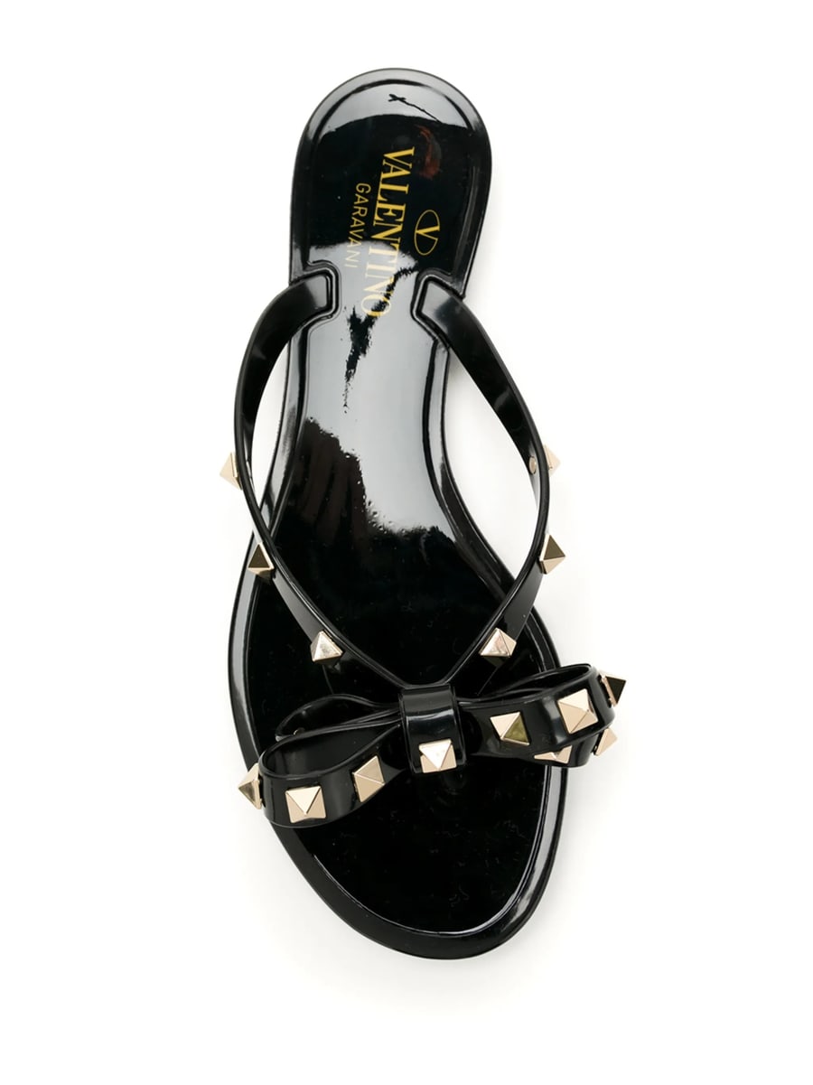 Valentino Garavani Valentino Garavani Rockstud Rubber Slipper, view 2