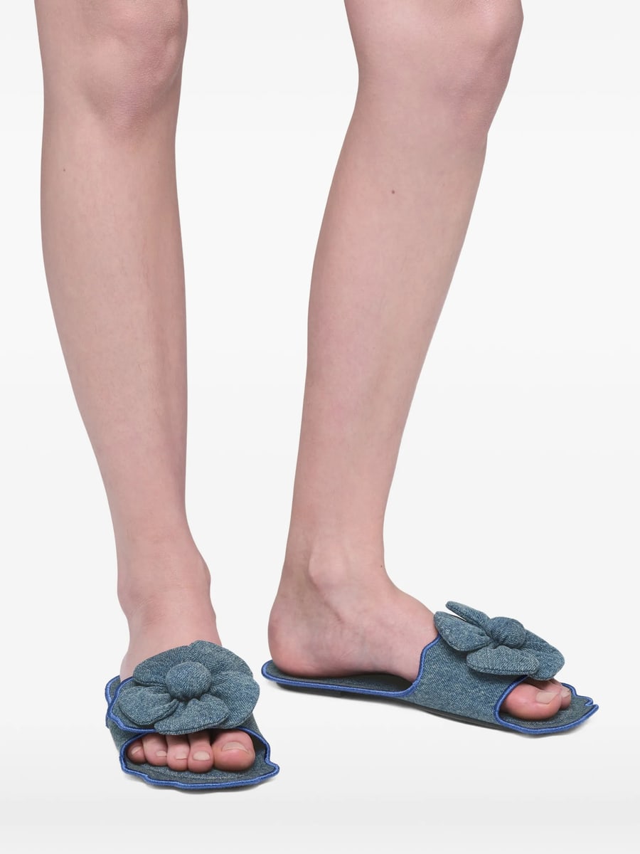 Marc Jacobs Marc Jacobs Daisy Denim Sandals, view 4