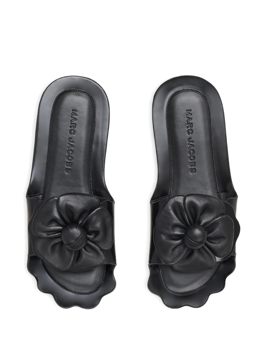 Marc Jacobs Marc Jacobs Daisy Scalloped-edge Sandals, view 4