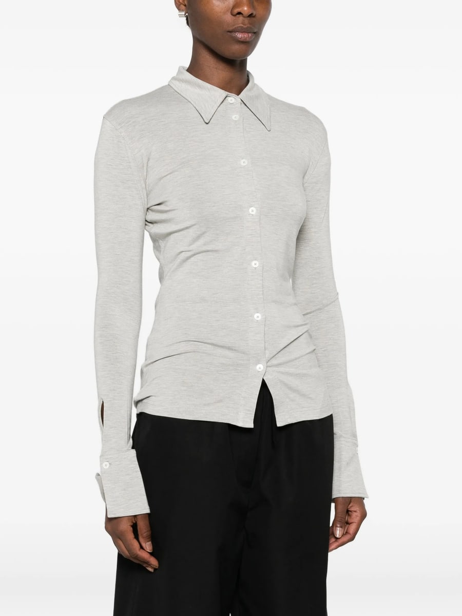 Toteme Toteme Fitted Jersey Shirt, view 4