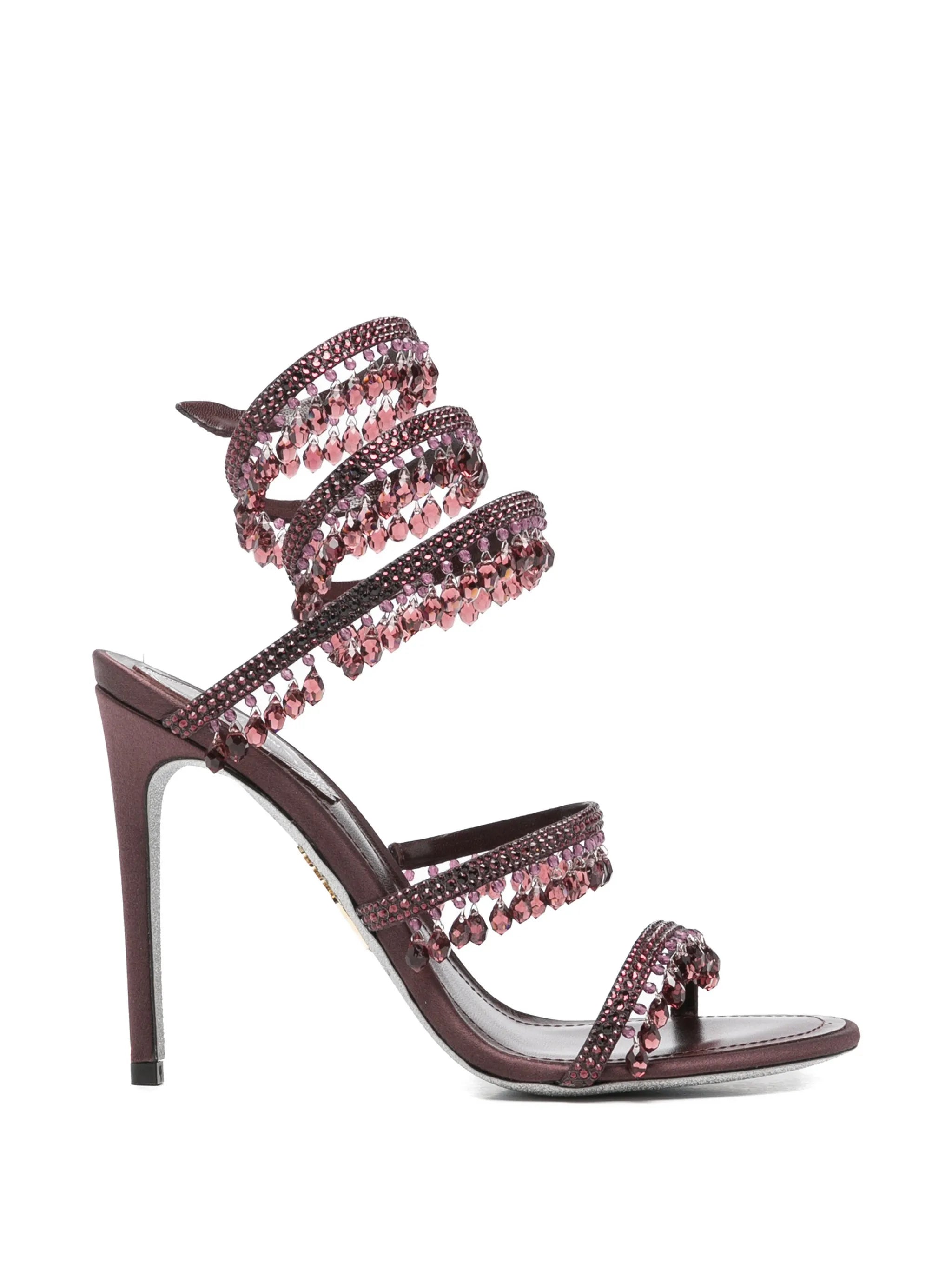 Caovilla Caovilla Chandelier Crystal-embellished Heeled Sandals