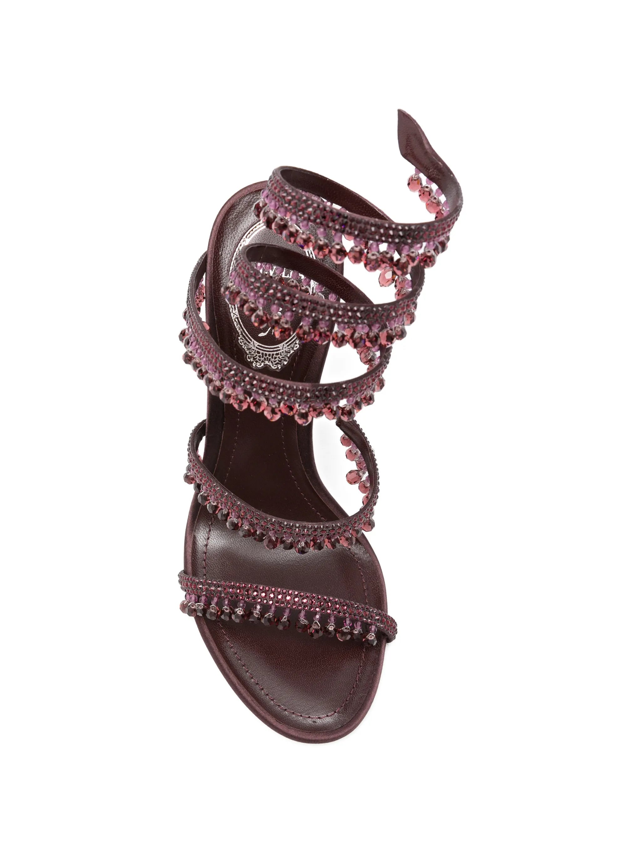 Caovilla Caovilla Chandelier Crystal-embellished Heeled Sandals, view 2