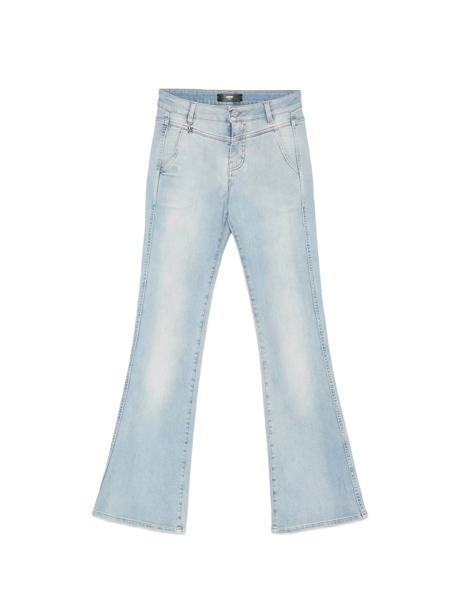 Amiri Amiri Logo-charm Flared Jeans