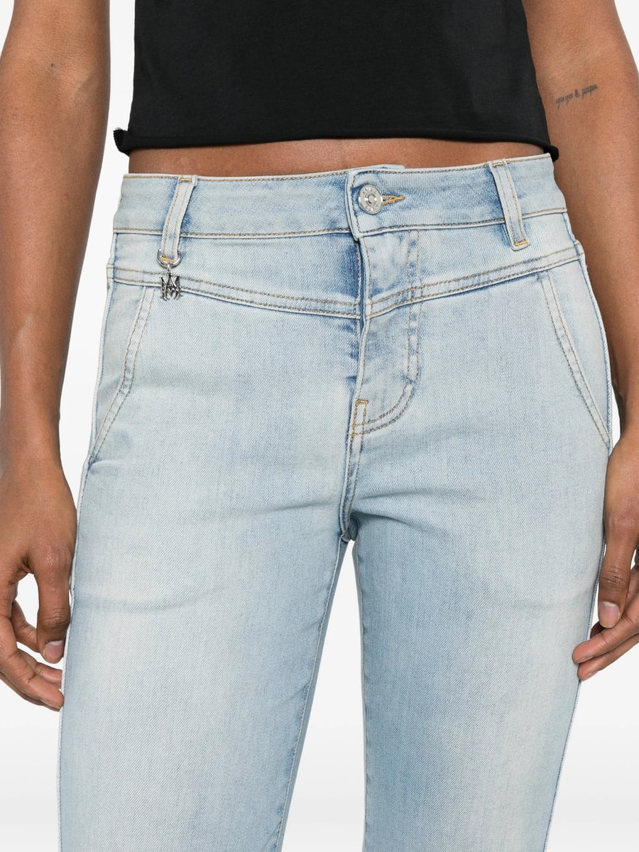 Amiri Amiri Logo-charm Flared Jeans, view 5