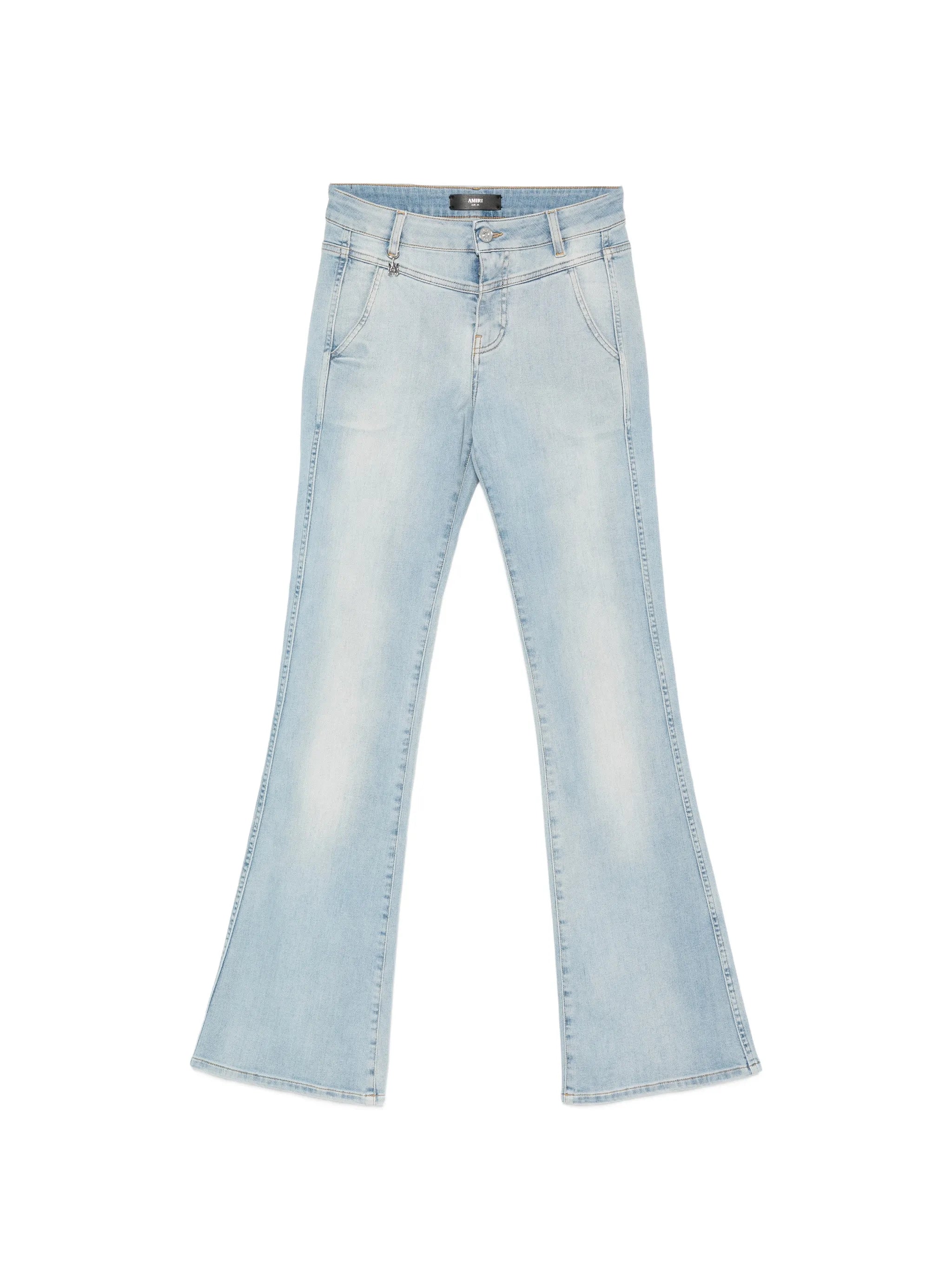 Amiri Amiri Logo-charm Flared Jeans