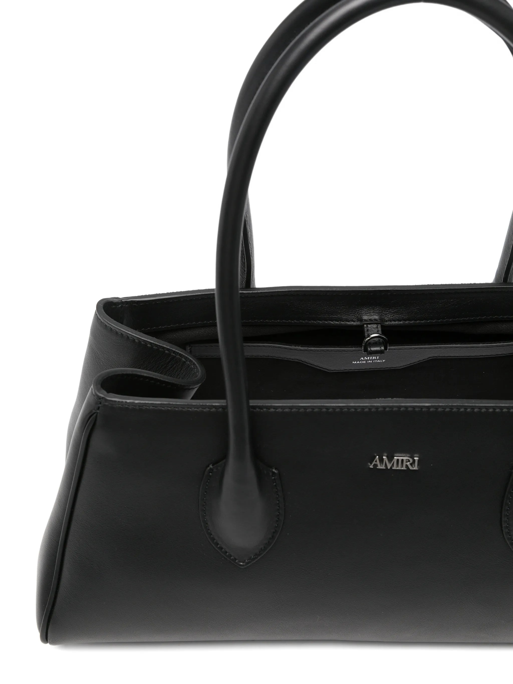 Amiri Amiri Logo-plaque Leather Tote Bag, view 2