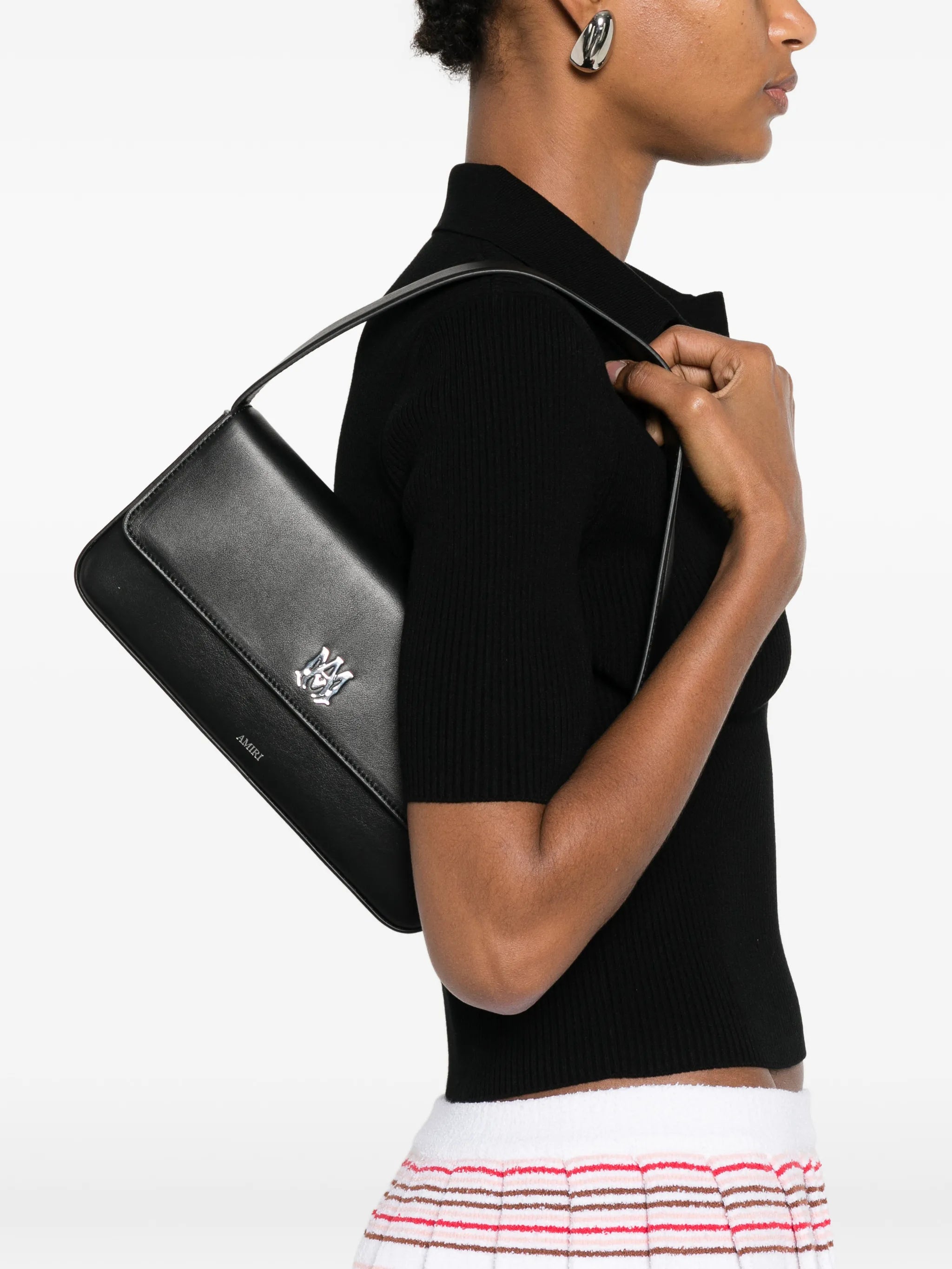 Amiri Amiri Leather Shoulder Bag, view 2