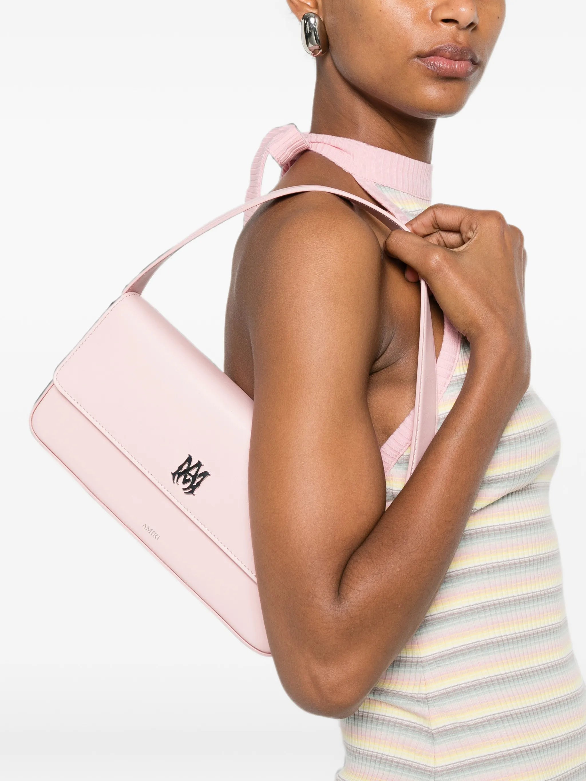 Amiri Amiri MA Millie Logo-plaque Shoulder Bag, view 2