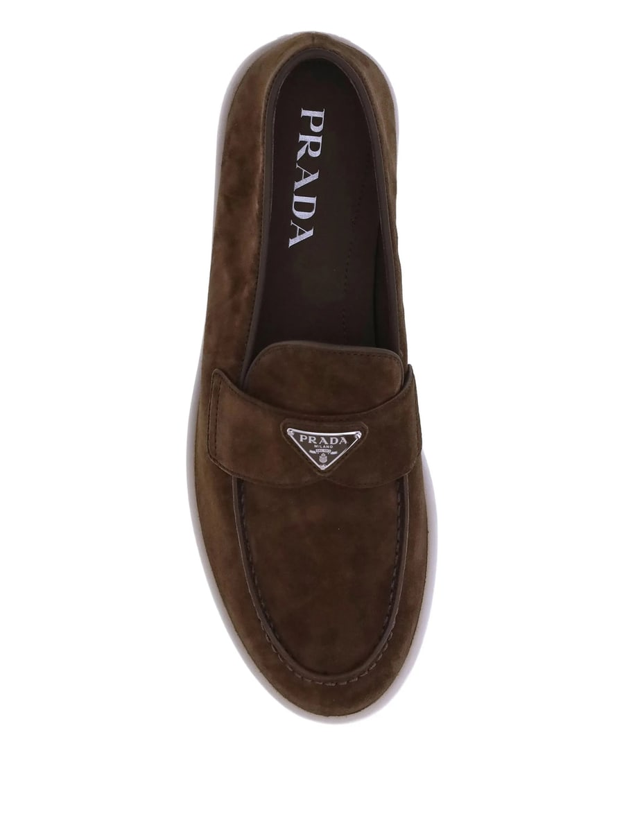 Prada Prada Suede Loafers, view 2