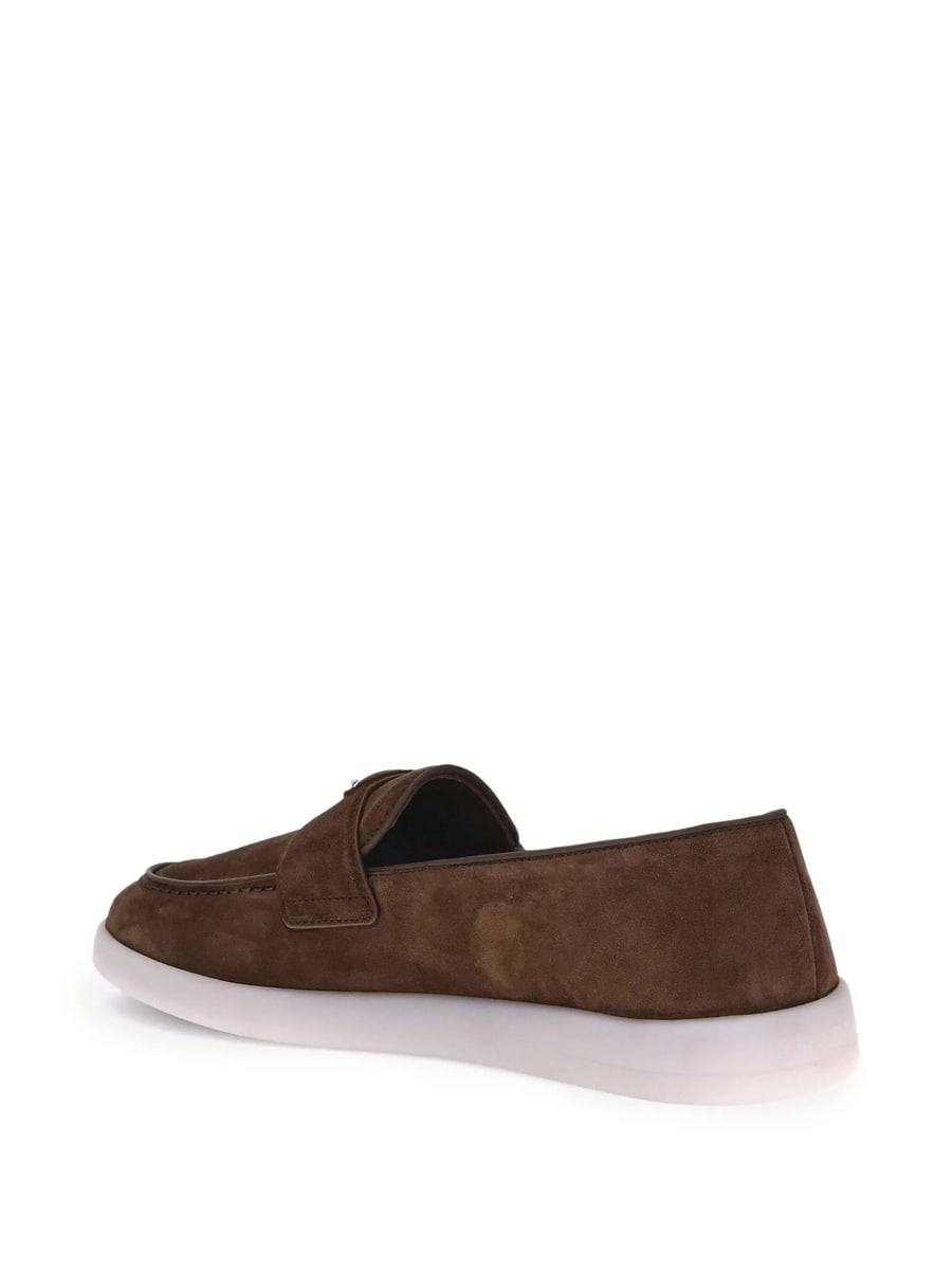 Prada Prada Suede Loafers, view 4