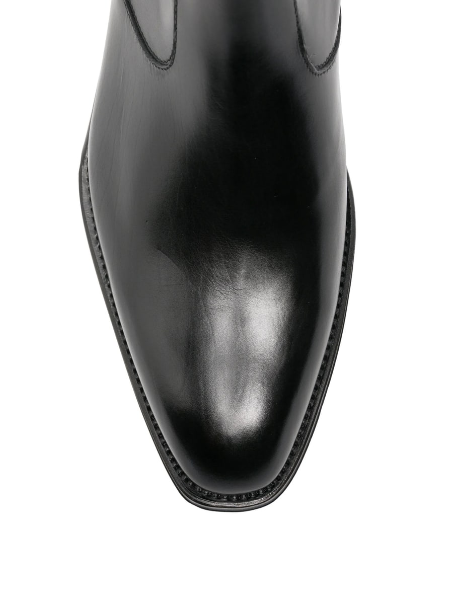 Eraldo Eraldo Side-zip Leather Ankle Boots, view 2