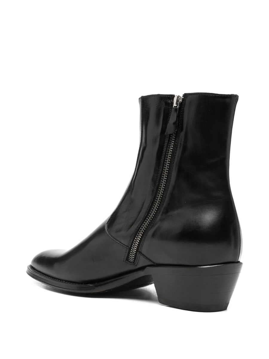 Eraldo Eraldo Side-zip Leather Ankle Boots, view 4