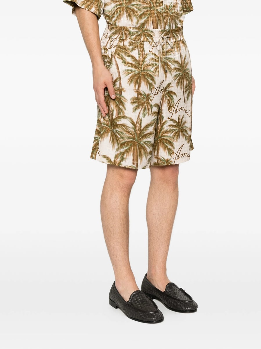 Amiri Amiri Logo-print Shorts, view 4