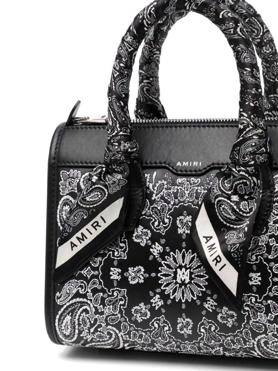 Amiri Amiri Micro Bandana Triangle Tote Bag, view 2