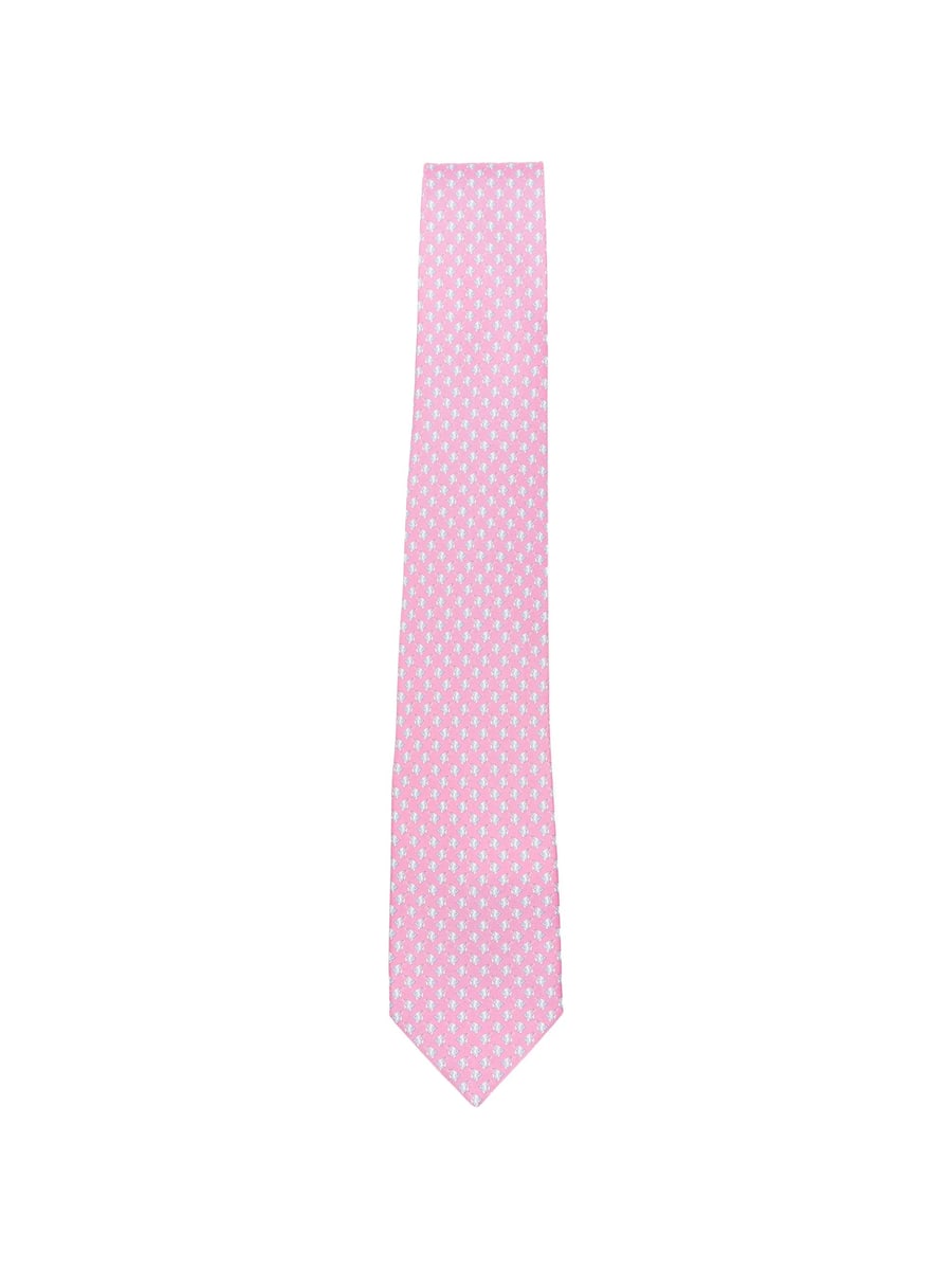 Ferragamo Ferragamo Cyrus Gancini Fish-print Tie