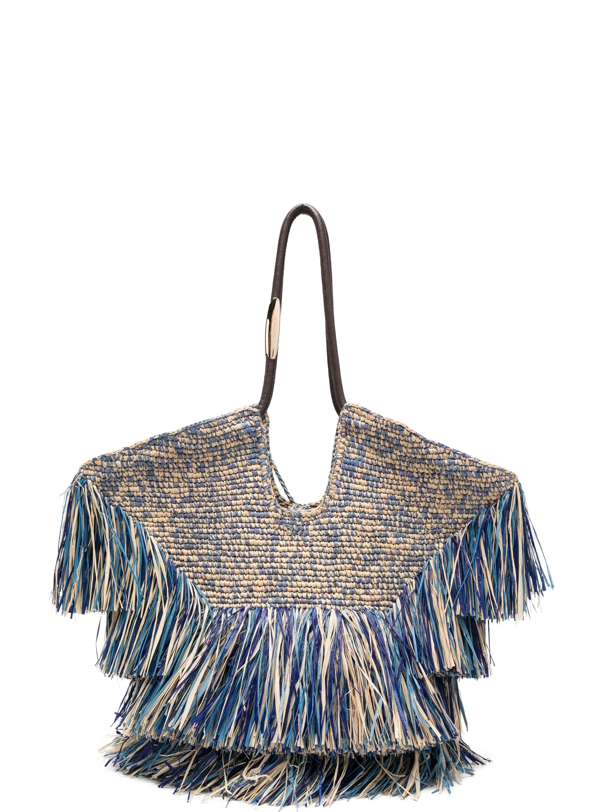 Zimmermann Zimmermann Medium Goldentime Fringed Tote Bag