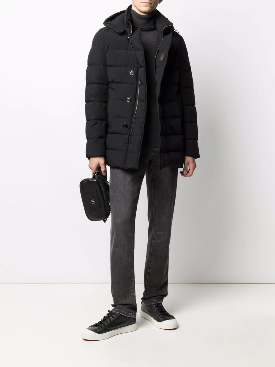 Moorer Moorer Florio Double-breasted Padded Coat, view 3
